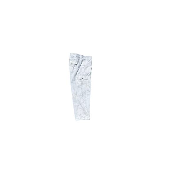 Tommy Hilfiger Cropped Cargo Pants Women’s 10 White 100% Cotton Lightweight - Picture 7 of 16